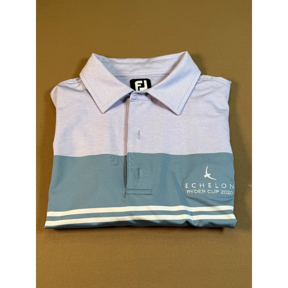 Mens FootJoy FJ Ryder Cup 2020 Echelon Golf Polo Shirt Size L